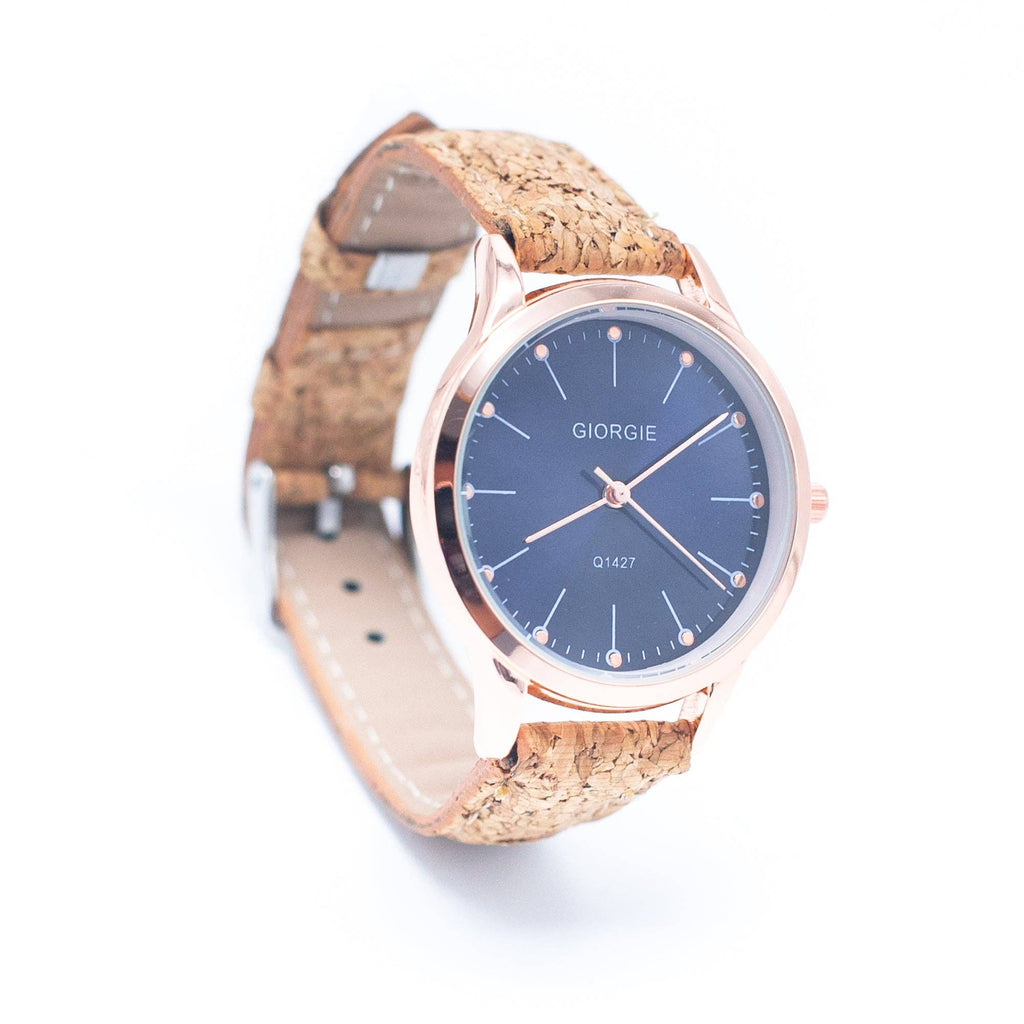 Natural Portuguese Cork Unisex Watch-1