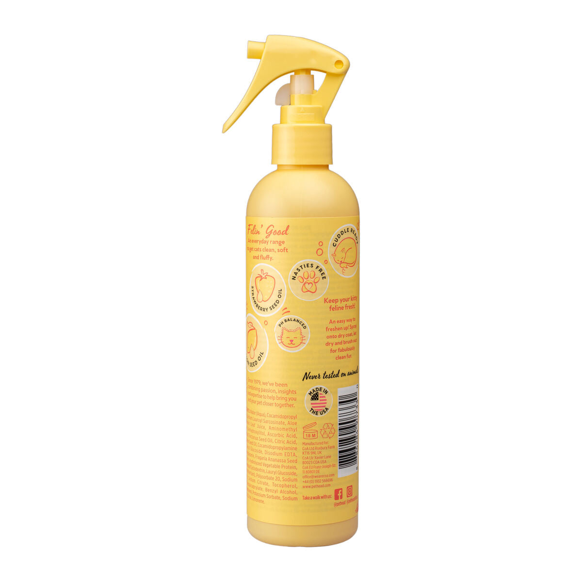 Pet Conditioner Pet Head Lemonberry Felin' Good 300 ml-2