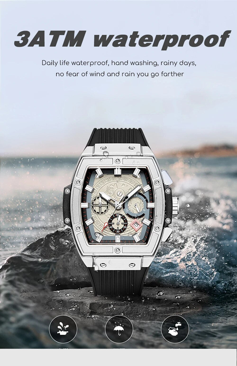 RUIMAS Watch for Men Fashion Luxury Sport Military Watches Silicone Strap Waterproof Quartz Casual Wristwatch Clock Montre Homme-8