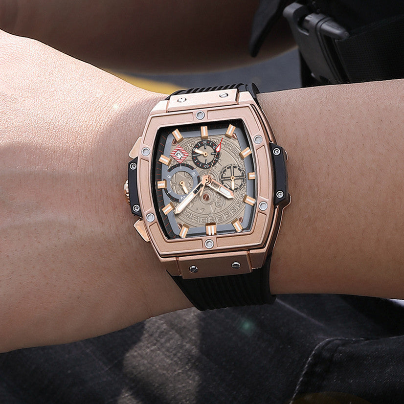 RUIMAS Watch for Men Fashion Luxury Sport Military Watches Silicone Strap Waterproof Quartz Casual Wristwatch Clock Montre Homme-3