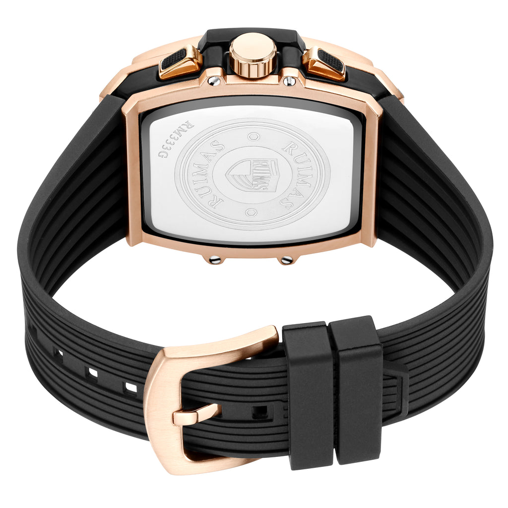 RUIMAS Watch for Men Fashion Luxury Sport Military Watches Silicone Strap Waterproof Quartz Casual Wristwatch Clock Montre Homme-12