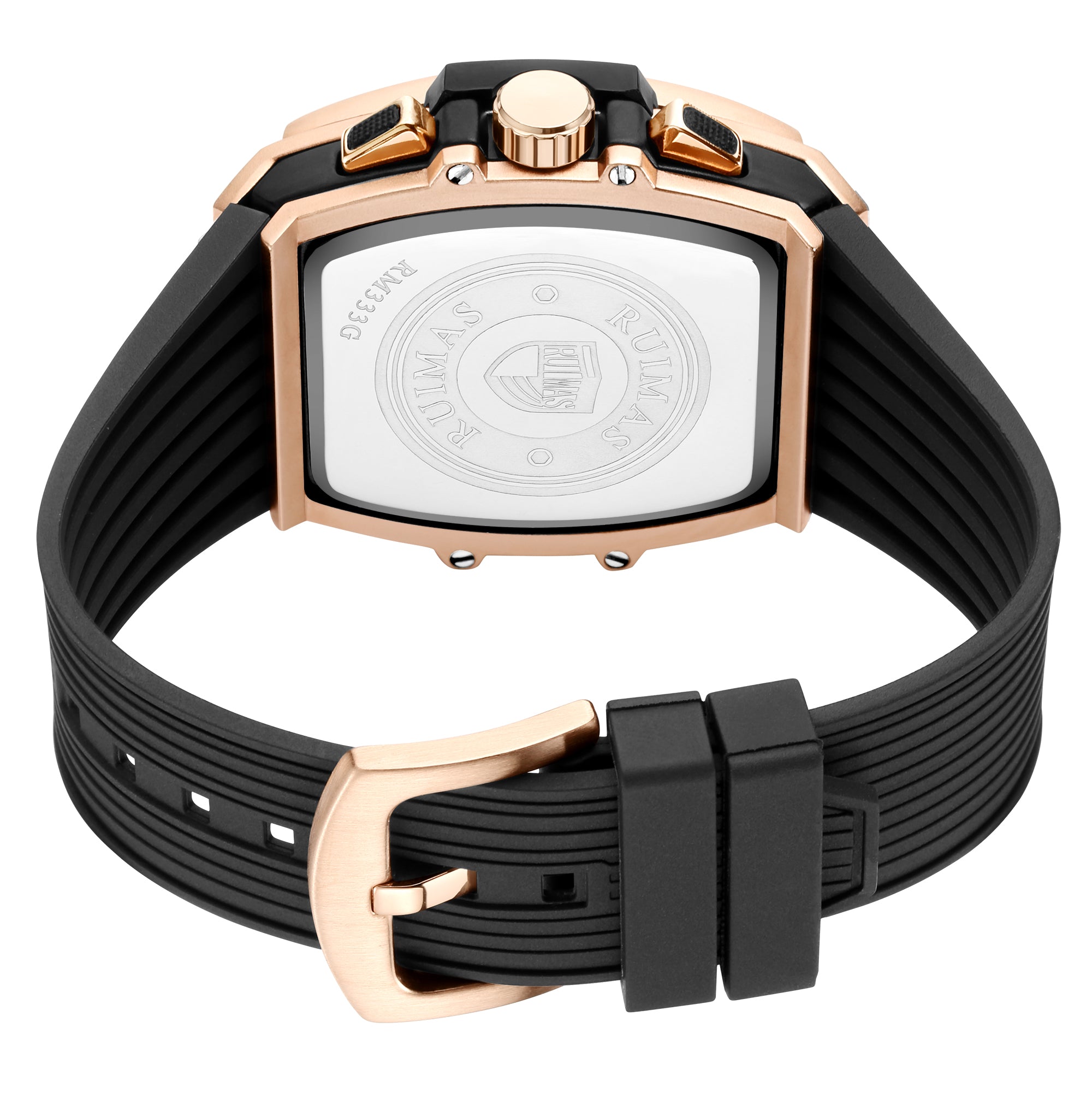 RUIMAS Watch for Men Fashion Luxury Sport Military Watches Silicone Strap Waterproof Quartz Casual Wristwatch Clock Montre Homme-12