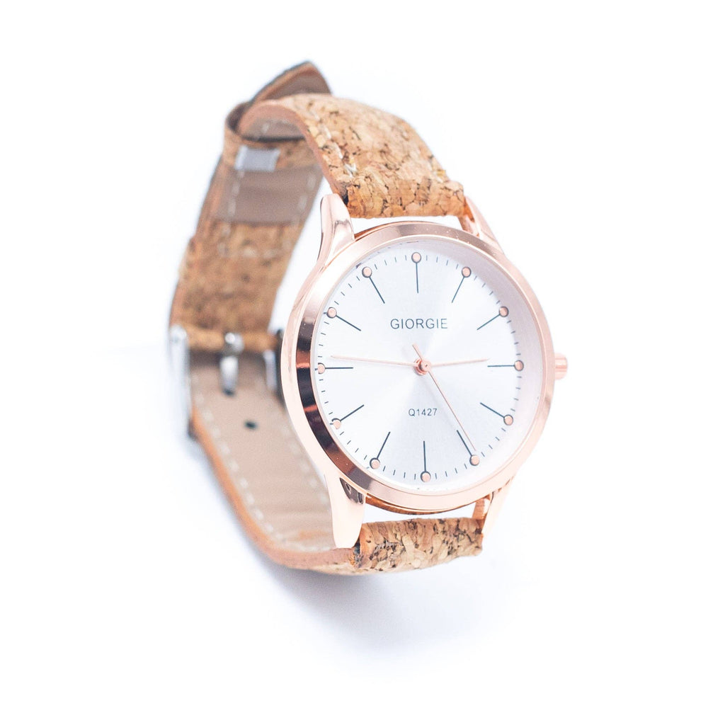 Natural Portuguese Cork Unisex Watch-2