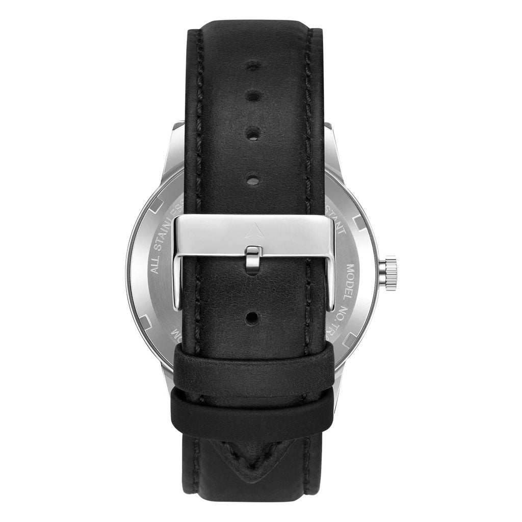 Trnda Men's Stainless Steel Watch, Black Dial | Trn-Ss43-Bk-4