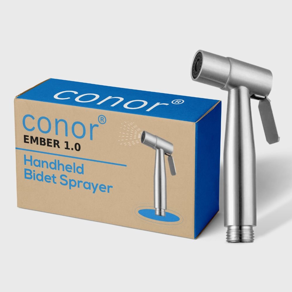 Conor Ember 1.0 Silver Handheld Bidet Spray with Kit