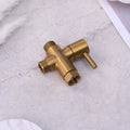 Conor T Adapter/T Valve Gold