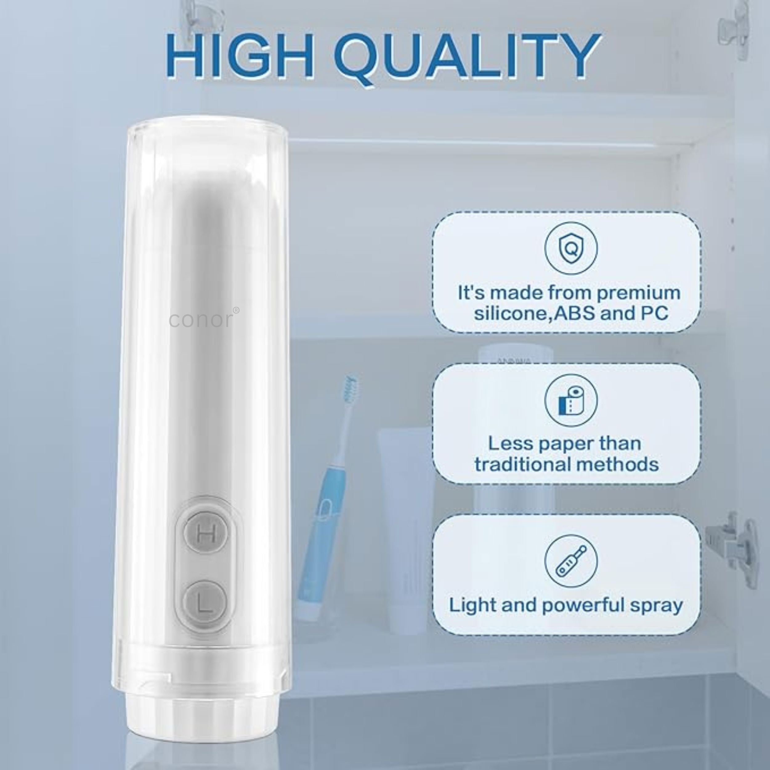 Conor Veyra Portable Bidet Sprayer – Compact Travel Bidet