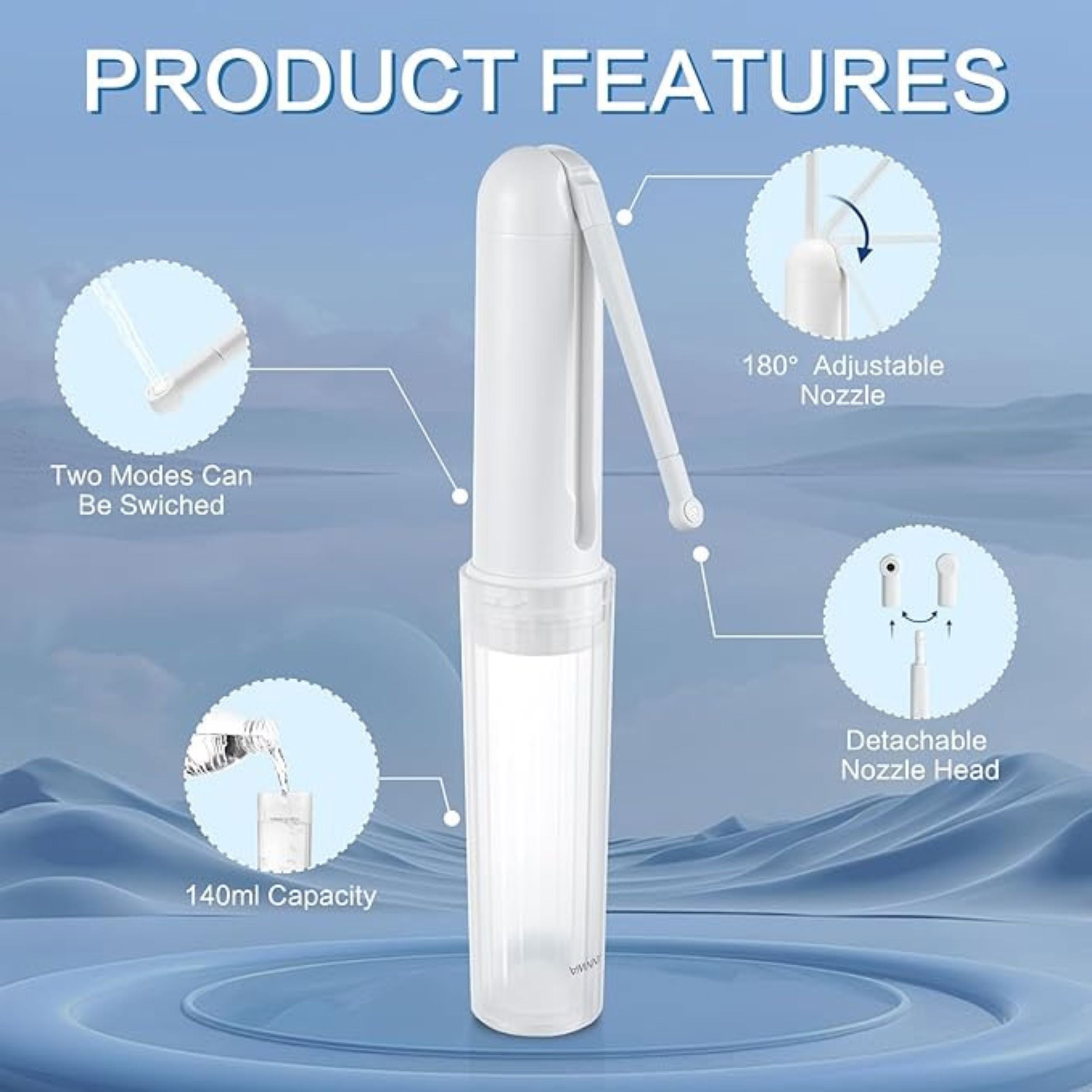 Conor Veyra Portable Bidet Sprayer – Compact Travel Bidet
