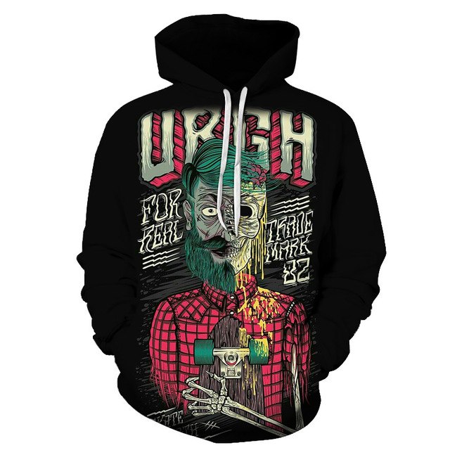 3d print Hot Sale Abstract painting Hoodies-2